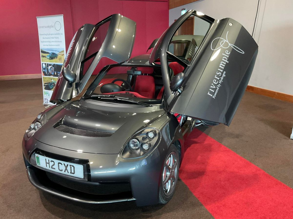 Hydrogen powered vehicle at the Hydrogen Tech Expo.