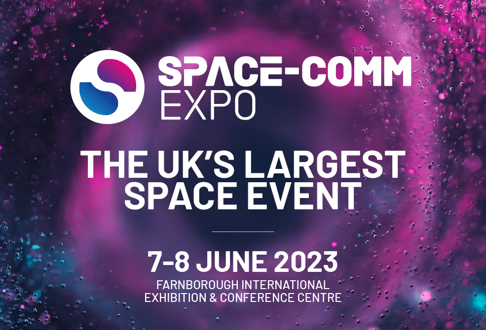 Space Comm Expo 2023 - The UK's largest space event - 7-8 June 2023, Farnborough International Exhibition and Conference Centre.